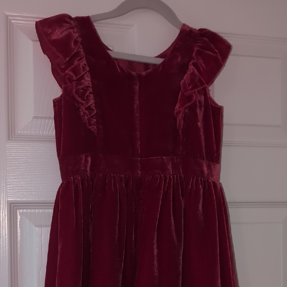 J. Crew Red Ruffled A-line Sundress - Picture 4 of 6
